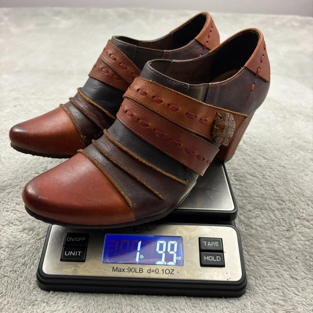 Spring Step L'Artiste Wondrous Ankle Bootie Womens 39 Multicolor Leather Witchy - Picture 10 of 10